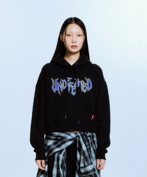 아카이브 볼드() UNDEFEATED CROP HOOD (BLACK) 상품 이미지