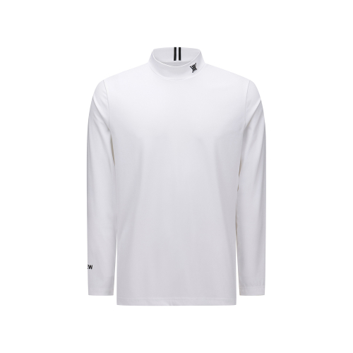 MEN FA ESSENTIAL HIGH NECK BASELAYER_WH