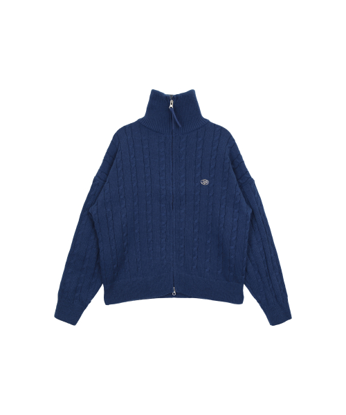 COZY BREEZE KNIT ZIP-UP_BLUE