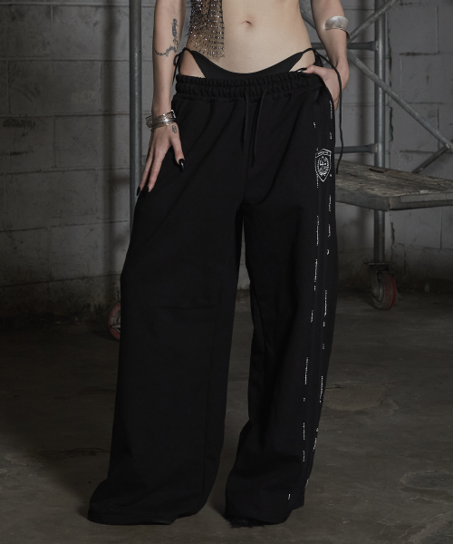 BIZ TRACK PANTS BLACK