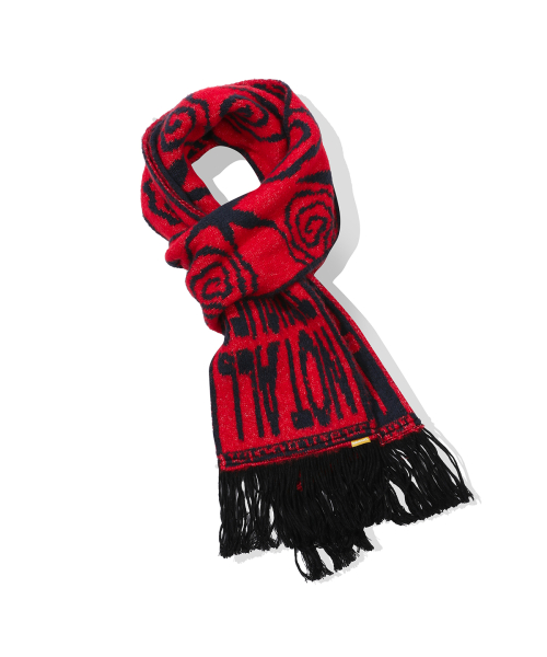 Touchless Tassel Muffler(RED)