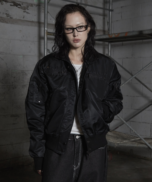 MA-1 BOMBER JUMPER BLACK