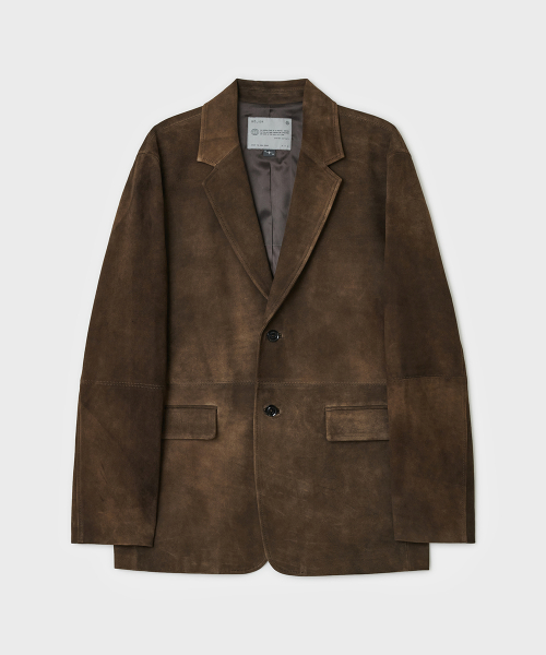 Замшевый блейзер Bear - Two-tone Brown