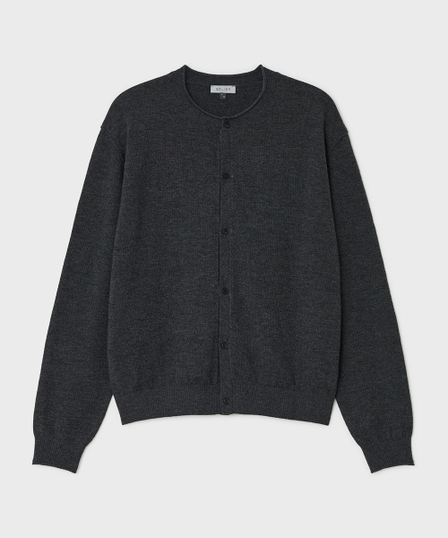 Кардиган City с круглым вырезом — Charcoal Grey