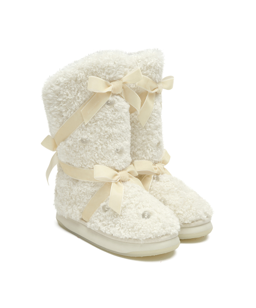 [X SUSAN FANG] FURRY MIDDLE BOOTS - 2 colors