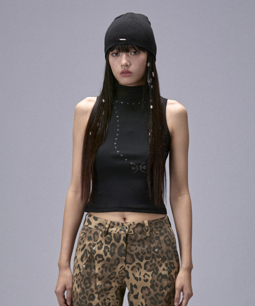 Hotfix 2-Way Hugging Sleeveless Turtleneck (25FTP-SLTS03)
