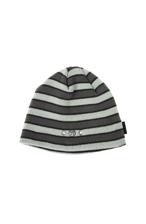 STRIPED STUD BEANIE [MINT]
