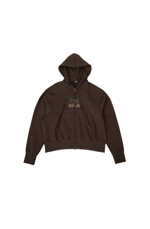 LIP HOOD ZIP-UP [коричневый]