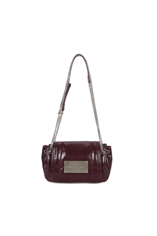 MUSINSA公式 | MATIN KIM GLOSSY QUILTING SMALL CHAIN BAG IN BLACK