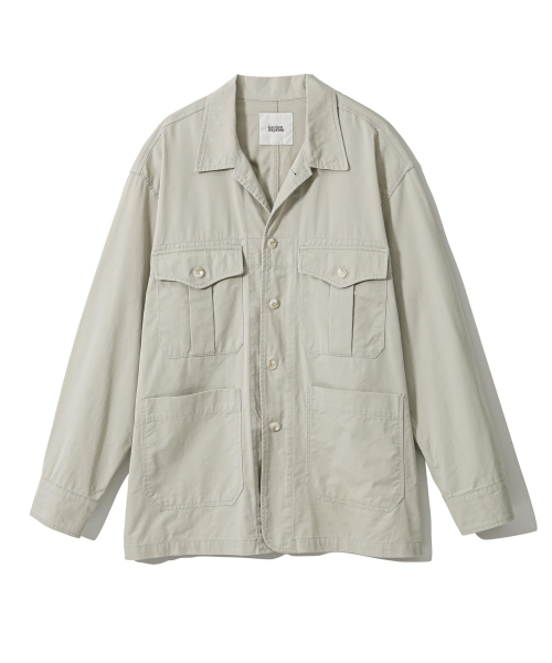 Washed хлопок Work куртка (айвори)