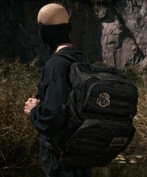 Gym Camo Backpack 40L чёрный Camo