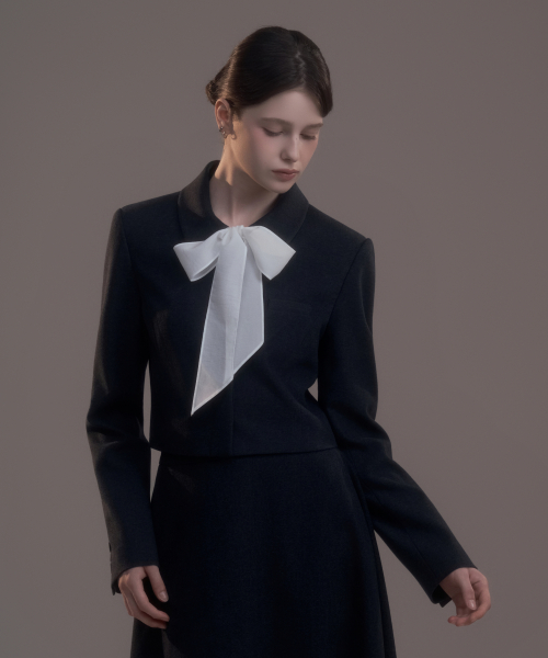 Emma Single Collar куртка - тёмно-синий