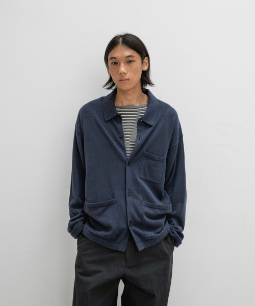 Knitted Coverall куртка (French тёмно-синий)