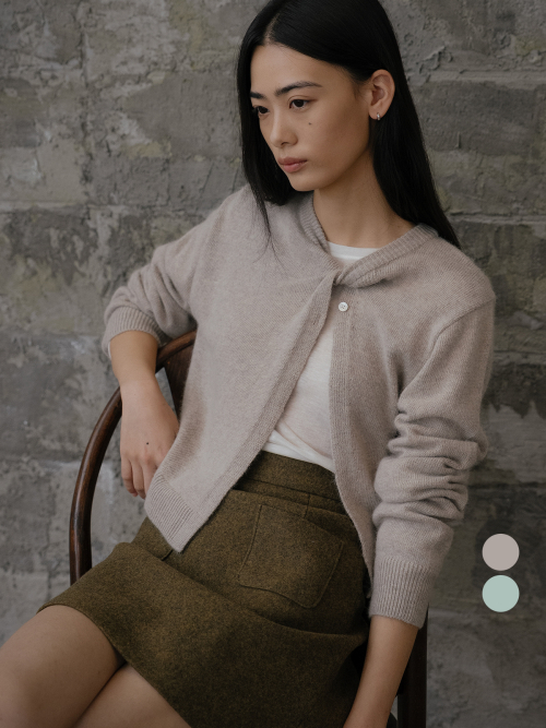 Twist cut out knit [FRFA02NT05]_2color