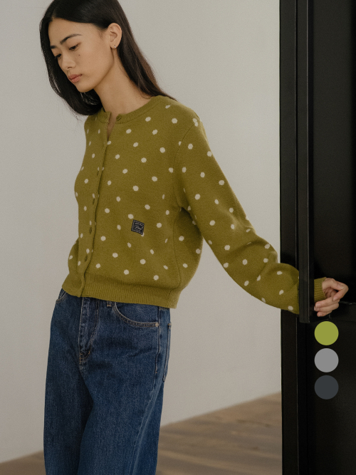 Polka dot pattern кардиган [FRFA02CD07]_3color