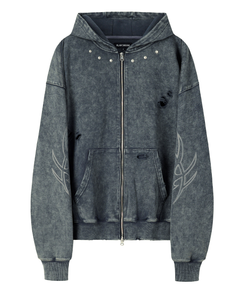 Tribal с капюшоном Zip-up (TO0024-1)