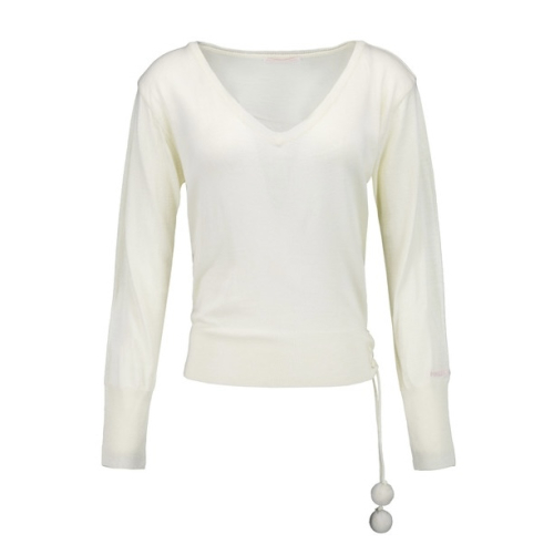 Sugarplum v-neck knit (айвори)