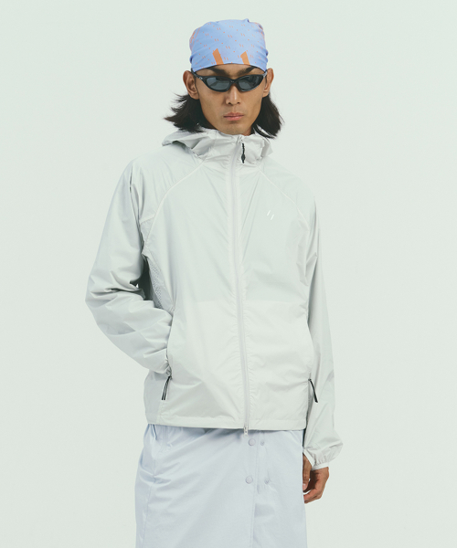 SYLPHID BREATHABLE WINDBREAKER JACKET_LIGHT серый