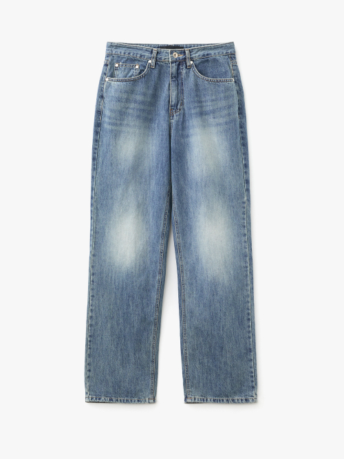 르마드() 와이드 워시드 데님 팬츠 - SKY BLUE 상품 이미지