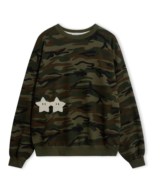 Оверсайз свитшот Hold Hands Star Camo
