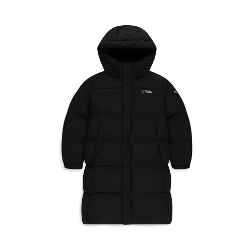 내셔널지오그래픽 키즈 K254UDW990 카이만 롱 구스 다운 점퍼 CARBON BLACK