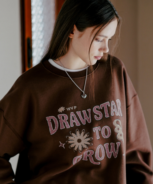 Свитшот Draw Star Brown MMMT7812