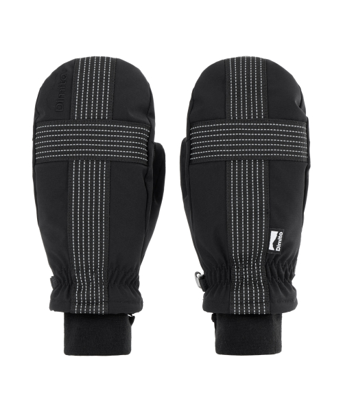 디미토 REFLECTIVE CROSS BAND MITTEN BLACK
