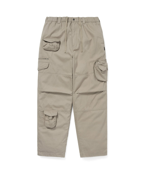 Multi Pocket Cargo Pant Beige
