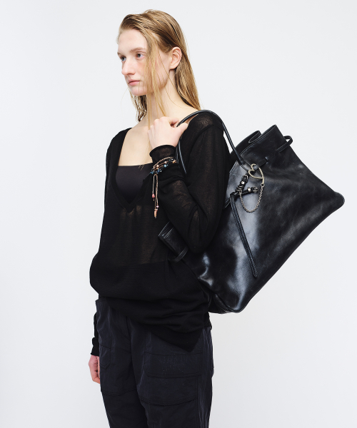 GRANDMA USED BAG XL_black pull-up
