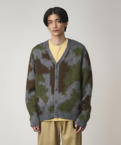 Мохеровый кардиган Jungle Digi Camo