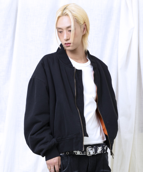 Ретро бомбер GJ068 MA-1 (BLACK)
