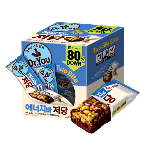 닥터유 오리온 에너지바 저당 투바이트 18P (468g) X 3개