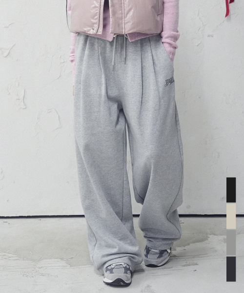Poise Tuck Pants_4Colors