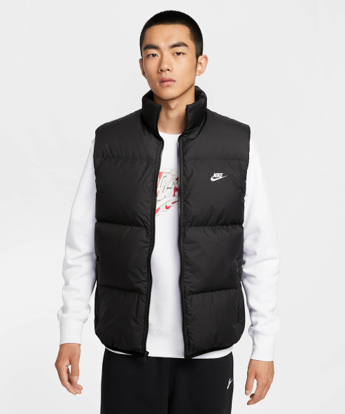나이키 스포츠웨어 클럽 써마 핏 패딩 베스트 M - 블랙:화이트 / IB2978-010