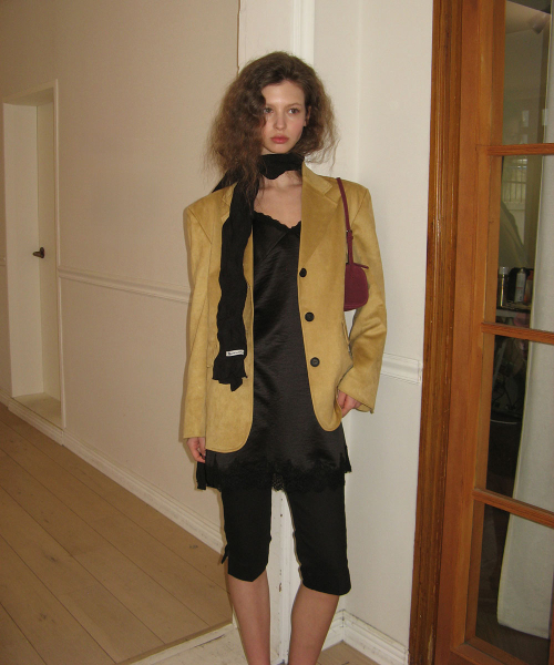 Tessi suede jacket - Beige