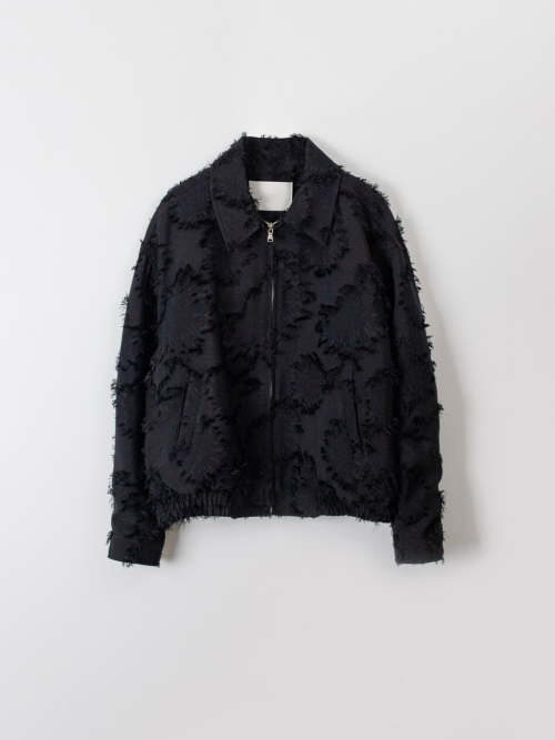 Jacquard blouson (Black)