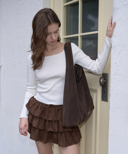 Urban Suede Shoulder Bag (brown)