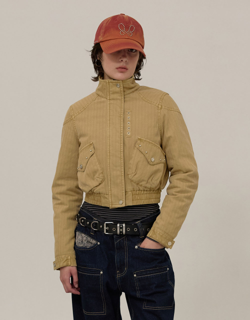 엠엠더블유(MMW) [MMW] HERRINGBONE STRIPE JACKET (BEIGE) - 사이즈 & 후기 | 무신사