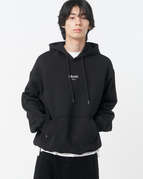 Misekiseoul logo hoodie BLACK