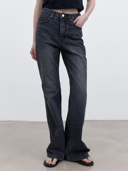 Джинсы клеш US104 Regular (Black Denim)