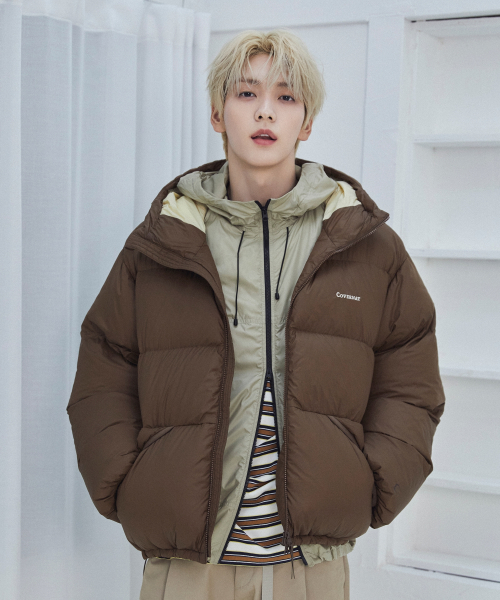 Короткий пуховик Civic RDS Brown
