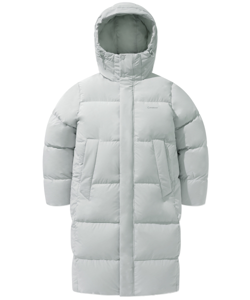 Длинный пуховик Civic RDS Light Gray