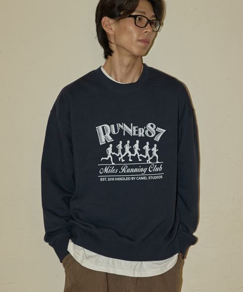 Свитшот NO.071 Runner 87 (Navy)