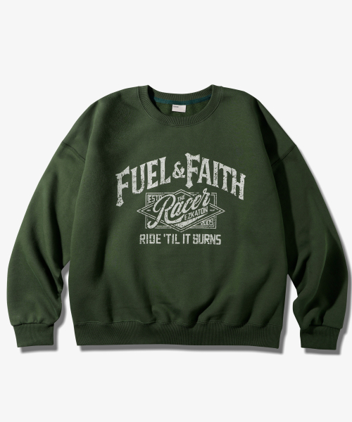 Свитшот Racer Dark Green SMMT6904