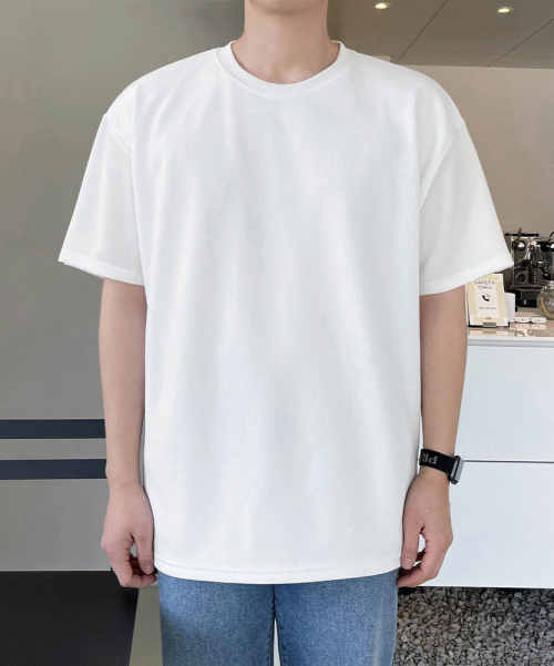 [Big Size M-8XL] Its a tight hide zero basic short-sleeved T-shirt