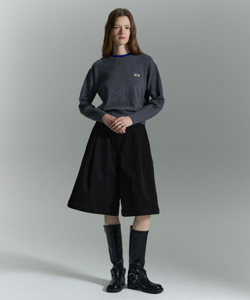 Бермуды с одной складкой [BLACK]