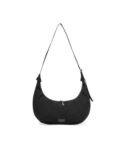 CLASSIC LOGO DEEP HOBO CROSS BAG black
