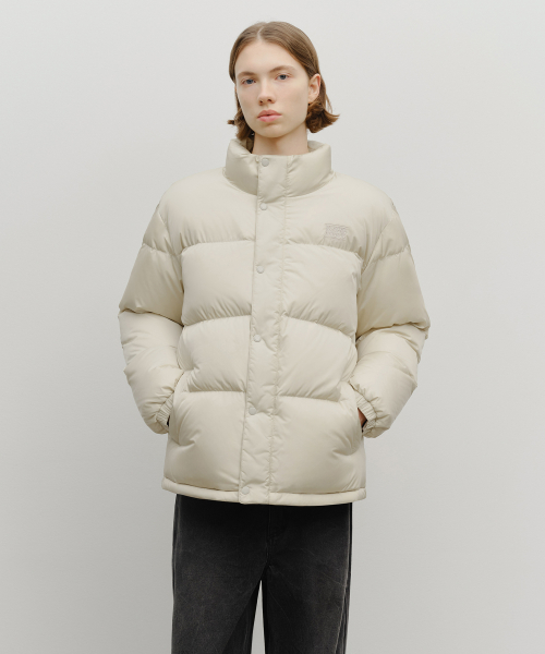 CLASSIC LOGO DOWN JACKET light beige