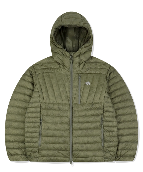 LIGHT HOODED DOWN PUFFER KHAKI(MG2FWMB903A)