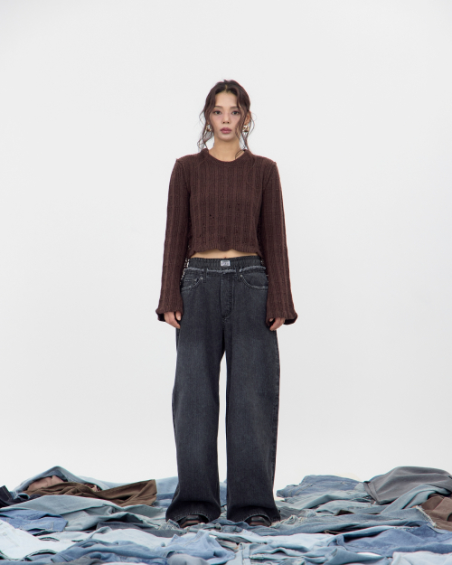 Vintage damage трикотаж (Brown)